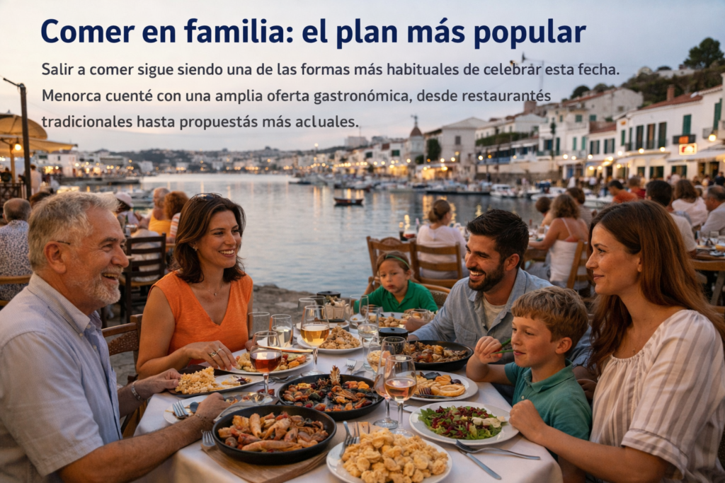 Menorca cuenta con una amplia oferta gastronómica, desde restaurantes tradicionales hasta propuestas más actuales.