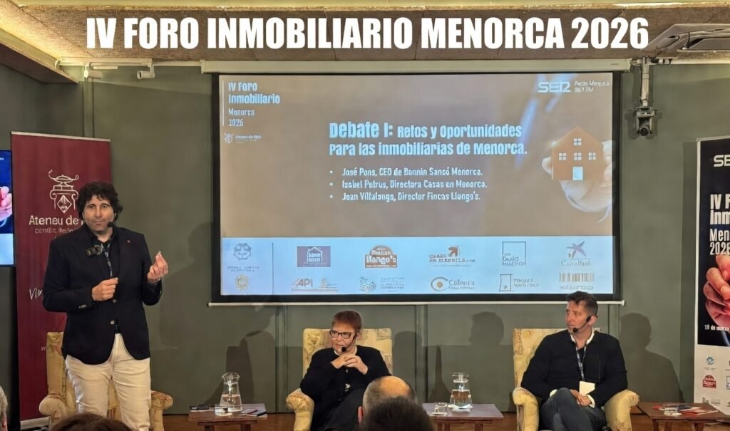 El Foro Inmobiliario de Menorca celebrado en el Ateneo de Mahón expone el choque entre administración y sector privado en plena crisis de vivienda, con falta de soluciones concretas.