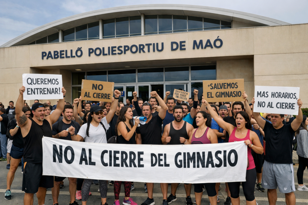 Las tarifas del Polideportivo de Mahón generan polémica: matrícula de 30€, usuarios desatendidos y decisiones que benefician a la administración.