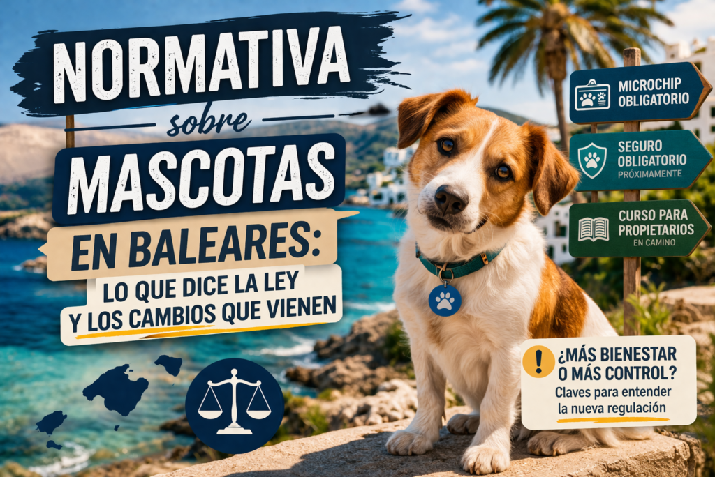 Analizamos la normativa de mascotas en Baleares y los nuevos cambios. ¿Más bienestar animal o exceso de control y obligaciones para los dueños?