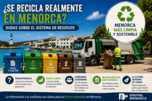 Residuos en Menorca y dudas ciudadanas sobre el sistema de reciclaje y gestión de basura