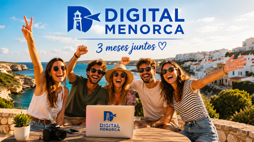 Digital Menorca cumple 3 meses con más de 170 artículos publicados, 100.000 visualizaciones mensuales y una comunidad que sigue creciendo.