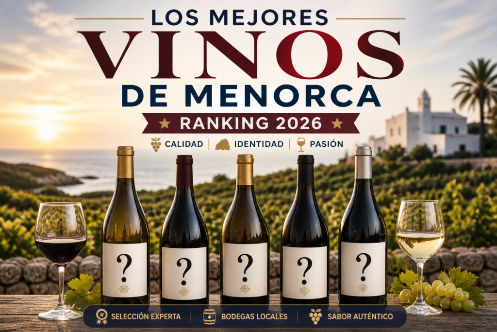 Descubre los mejores vinos de Menorca en 2026 con un ranking basado en calidad, premios y características únicas de la isla.