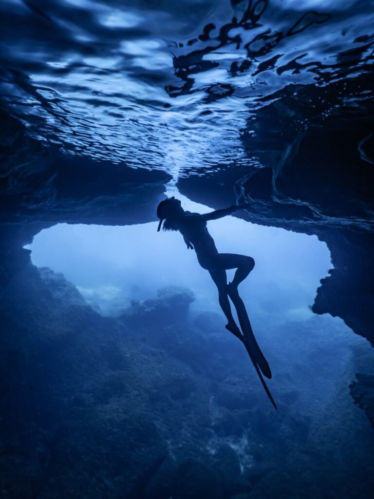 imagen de buceo en aguas de menorca