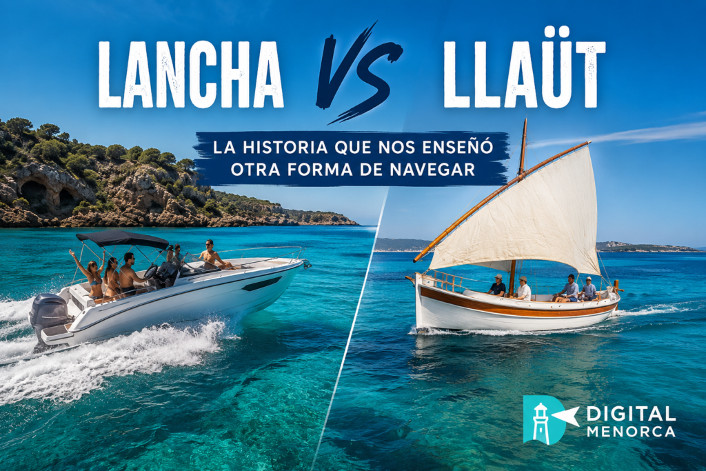 Vemos las diferencias entre navegar en Llaut o en lancha