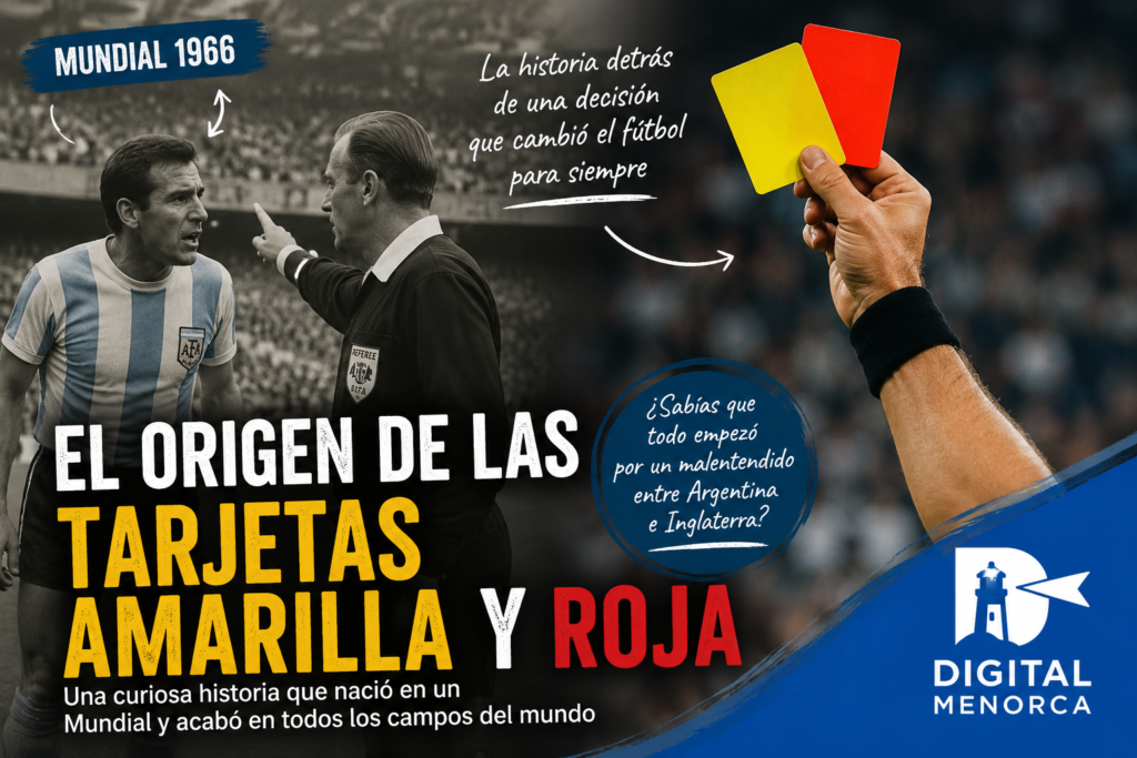 Descubre el curioso origen de las tarjetas amarilla y roja en el fútbol y cómo una polémica del Mundial de 1966 cambió para siempre las reglas del juego.