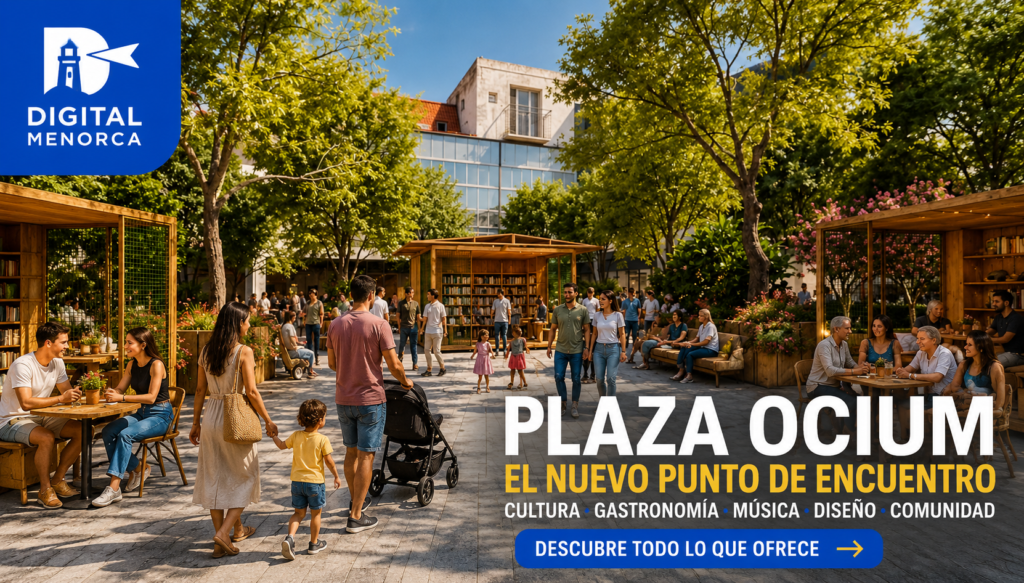 Descubre Plaza Ocium, el nuevo espacio de ocio, cultura y gastronomía de Mahón que aspira a convertirse en un punto de encuentro para Menorca durante todo el año.