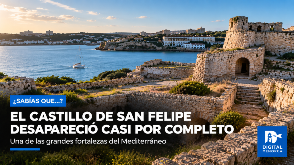 El Castillo de San Felipe de Mahón fue una de las grandes fortalezas del Mediterráneo. Descubre su historia, asedios y destrucción.