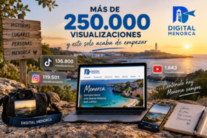Digital Menorca supera las 250.000 visualizaciones con solo ocho contenidos este verano y refuerza su apuesta por el contenido evergreen sobre Menorca.
