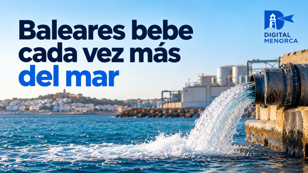 En Menorca, donde los acuíferos constituyen un recurso estratégico y la presión sobre el agua aumenta durante los meses de verano, el debate sobre la desalación y el aprovechamiento de cada litro resulta especialmente relevante.