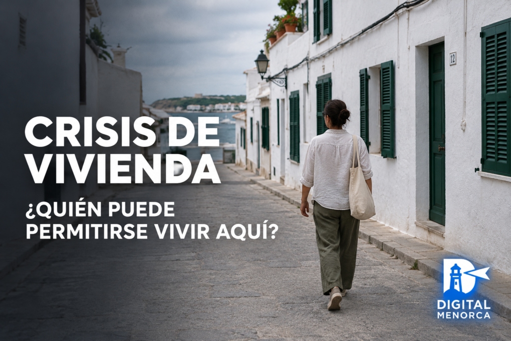 Dificultad para encontrar vivienda asequible en España y Menorca.