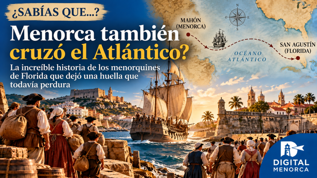 ¿Sabías que cientos de menorquines cruzaron el Atlántico en el siglo XVIII y dejaron una huella que todavía perdura en Florida?