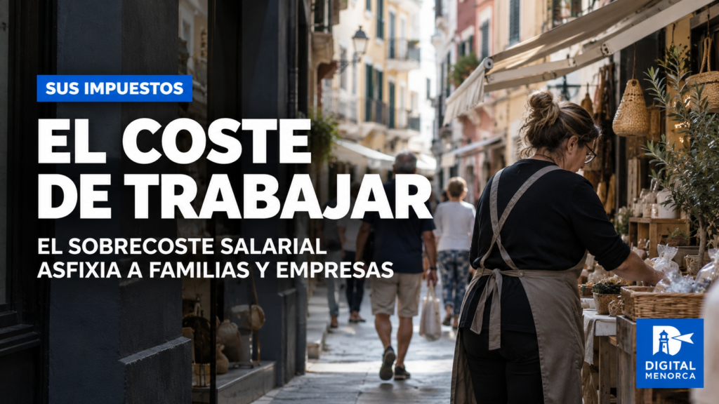 El sobrecoste salarial reduce el poder adquisitivo, encarece contratar y termina afectando a familias, empresas y economía de Menorca.